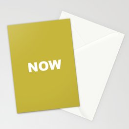 NOW WARM OLIVE COLOR Stationery Card