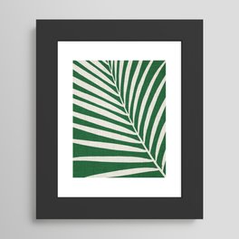 Minimalist Palm Leaf Framed Art Print