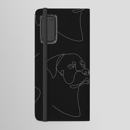 Black Rottweiler Android Wallet Case