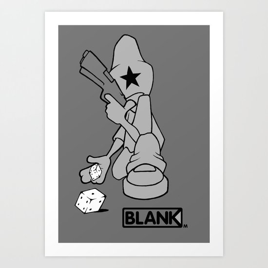 BLANKM GEAR - LIL MAC T SHIRT Art Print