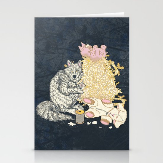 Big Bad Wolf Only Needed a Needle Stationery Cards
