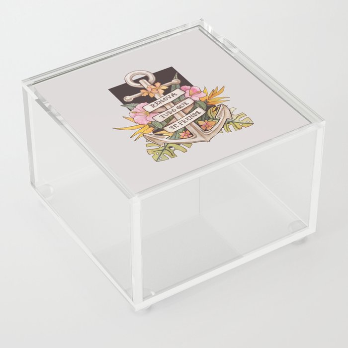 Remove everything that holds you down Acrylic Box
