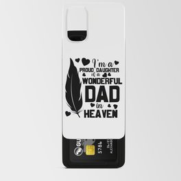 Daughter Of A Dad In Heaven Android Card Case