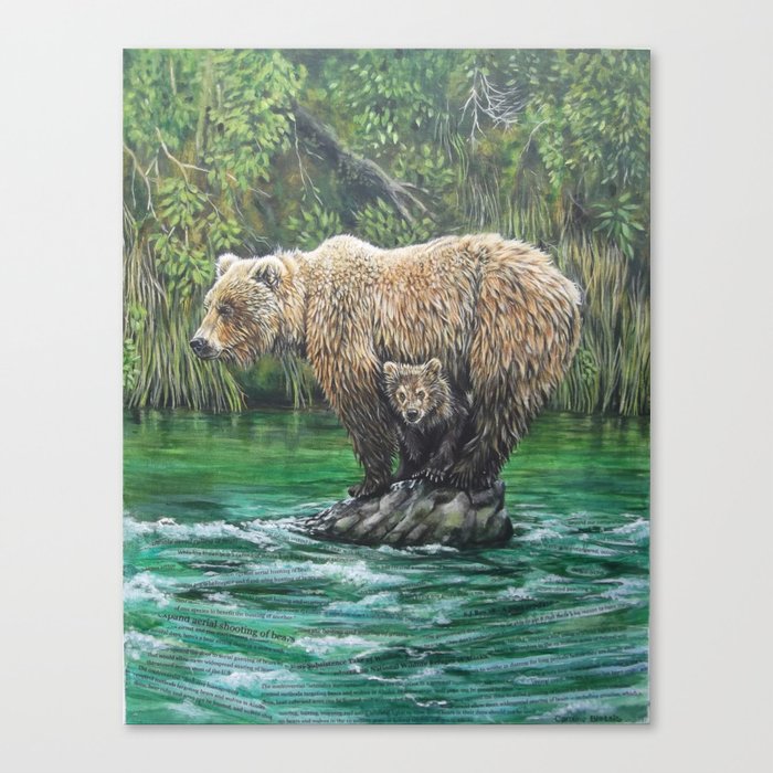 Bear Today, Gone Tomorrow? Canvas Print