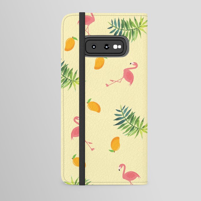 FLAMINGO MANGO TROPICAL LEAF AESTHETIC CUTE PASTEL All Over