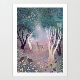 Midsummer Night Art Print