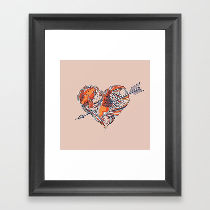 Form of Love Framed Art Print