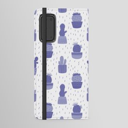 Cute cacti in pots Android Wallet Case