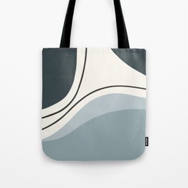 Seascapes IV // Abstract Minimal Tote Bag