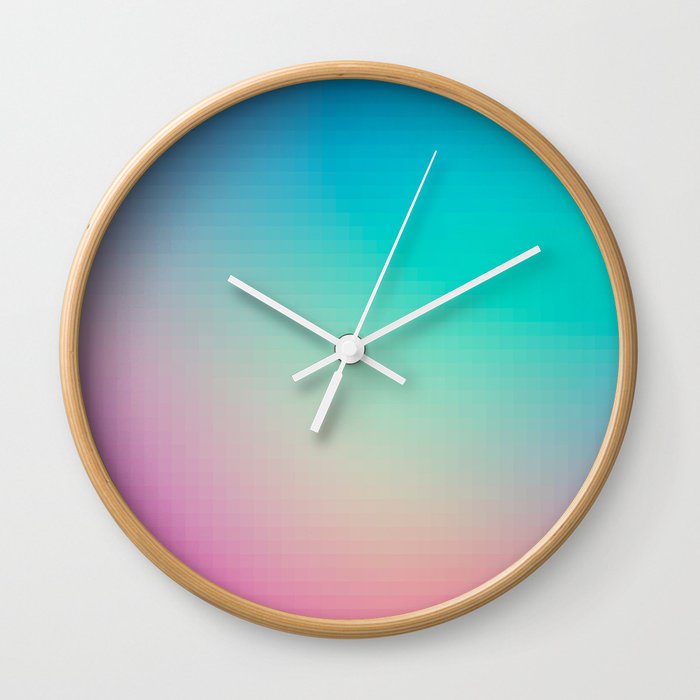 Apple Iphone Ios 7 Wallpaper Wall Clock By Socialcreativity Society6