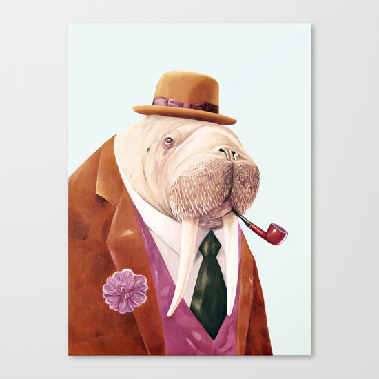 Walrus Canvas Print