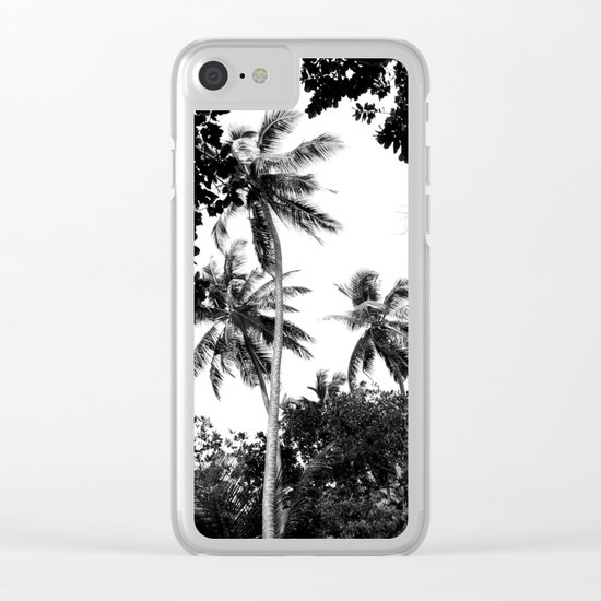 Tall trees Clear iPhone Case