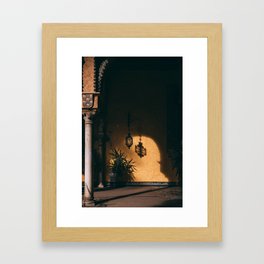 Moorish shadows Framed Art Print