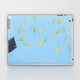 Missiles into flowers Laptop Skin