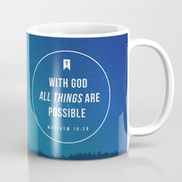 Matthew 19:26 Coffee Mug