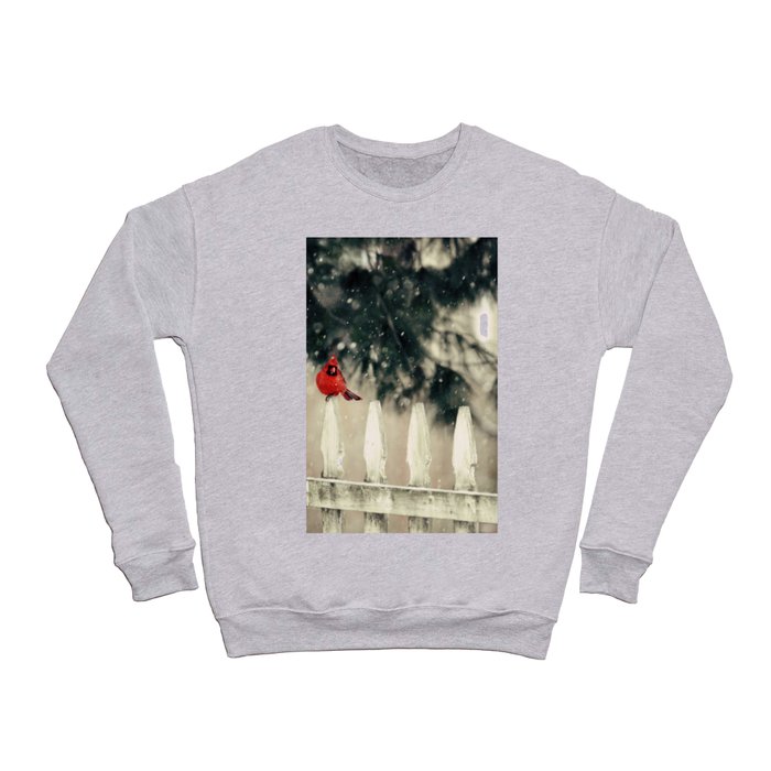 Snowy Day Cardinal Crewneck Sweatshirt