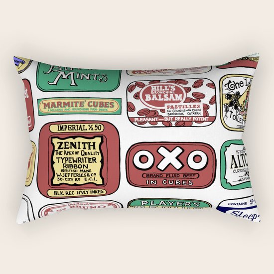 Tins Rectangular Pillow