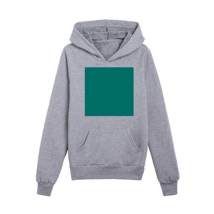 Dark Turquoise Solid Color Pairs Pantone Sporting Green 17 5527