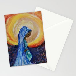 Mary's Advent Stationery Card