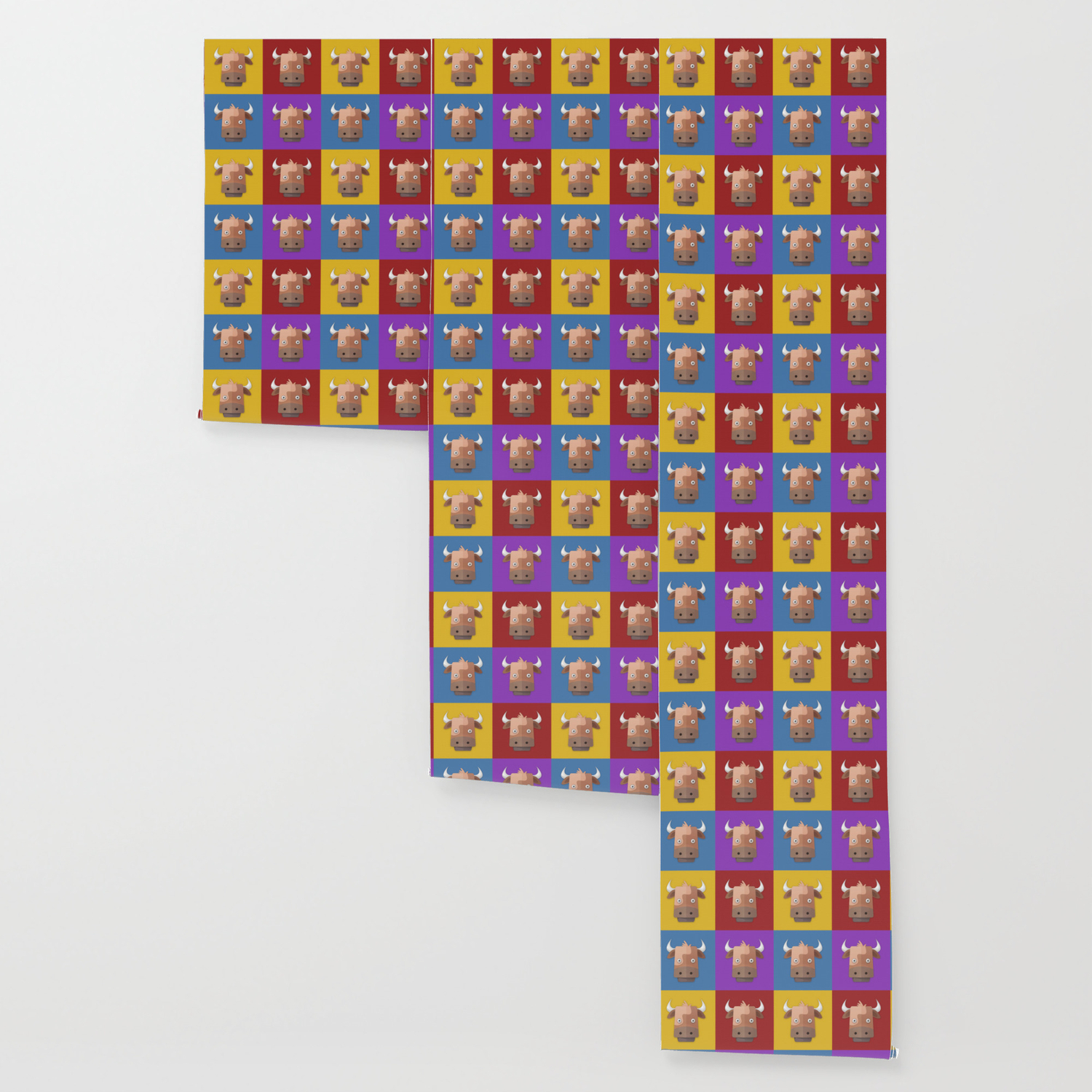 Warhol S Cow Wallpaper By Videosmanguis Society6