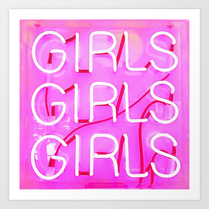 Girls Art Print