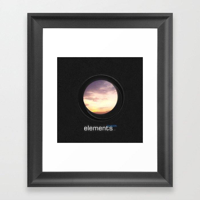 elements | clouds Framed Art Print