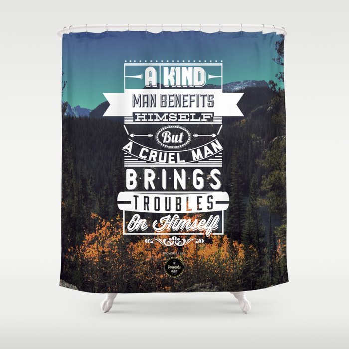 The Proverbs Project Artprints Shower Curtain