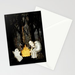 Marshmallows and ghost stories Stationery Card