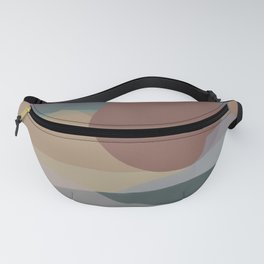 Mountain View Evening Geometric Fanny Pack