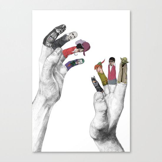 Us and Them Canvas Print