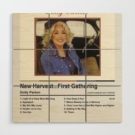 Dolly Parton - New Harvest...First Gathering Album Poster Wood Wall Art
