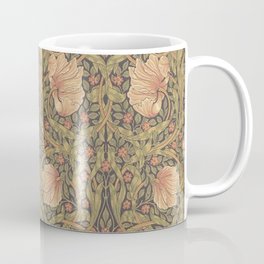 William Morris Vintage Pimpernel Bullrush Russet Minor Coffee Mug