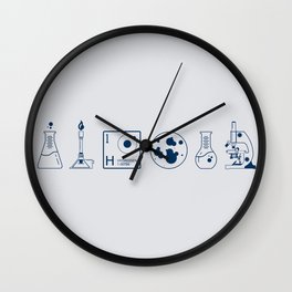 Science Wall Clock