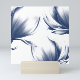 Blue Magnolia Mini Art Print