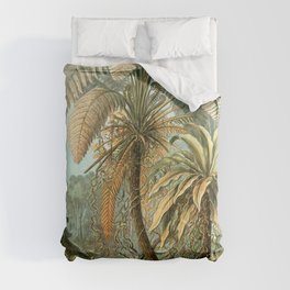 Vintage Tropical Palm Comforter