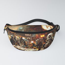 Post-Apocalyptic street market Fanny Pack