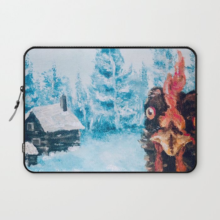 Chickens in Finland Laptop Sleeve