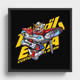 Gundam Exia Burn Framed Canvas