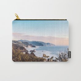 Sunset Over the Ocean and Mountains Carry-All Pouch