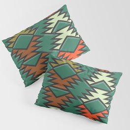 Aztec shapes in autumn colors Pillow Sham