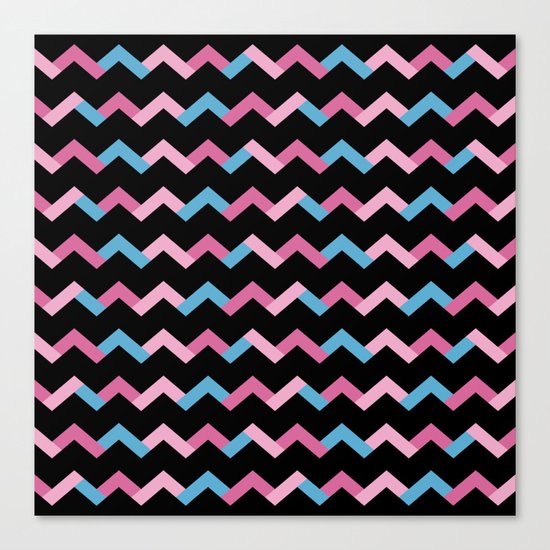 Geometric Chevron Canvas Print