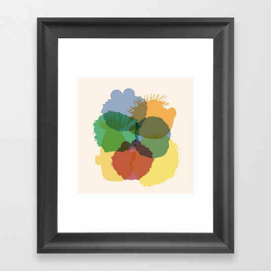 Yay Sesame2 Framed Art Print