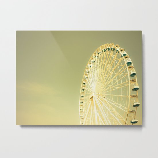 On the Boardwalk Metal Print