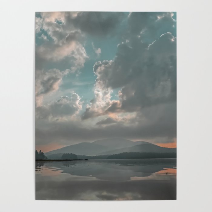 Long Lake Sunrise Poster