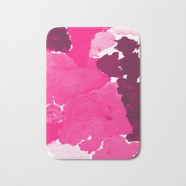 Saria - abstract painting pink magenta blush pastel dorm college girly trend canvas art Bath Mat | Magenta, Nursery, Pastel, Blush, Ink, Abstract, Pink, College, Girly, Painting 