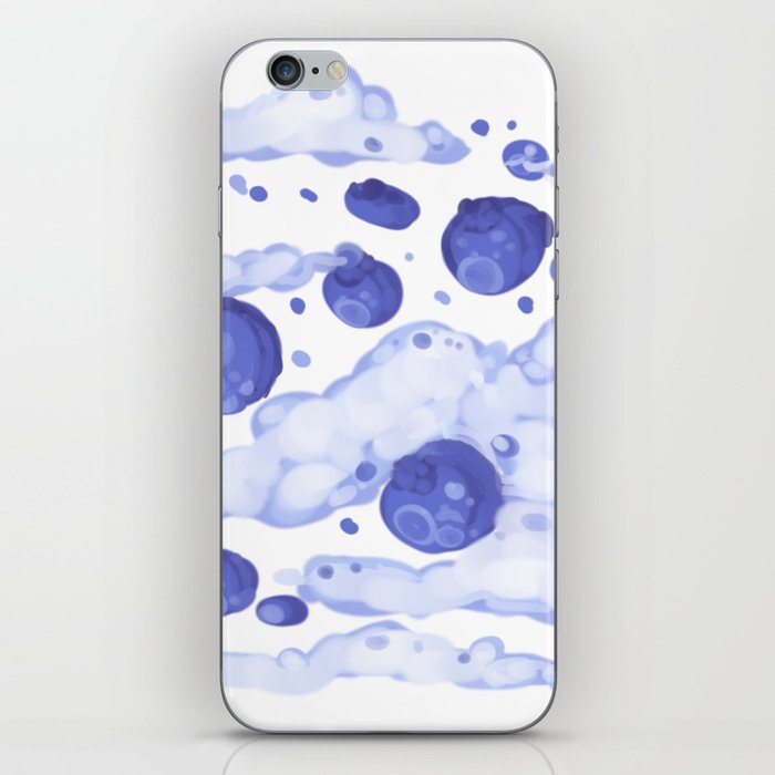 Blueberry Sky iPhone Skin