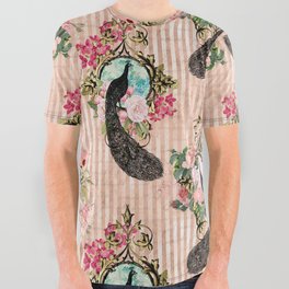 Feather Peacock 25 All Over Graphic Tee