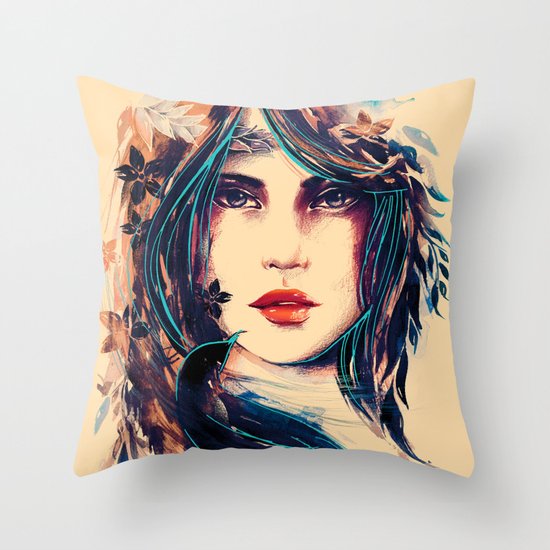 SOME DEVIL SOME ANGEL Throw Pillow
