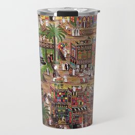 A drawing of the old city of Baghdad Travel Mug