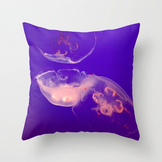 jellyfish Throw Pillow